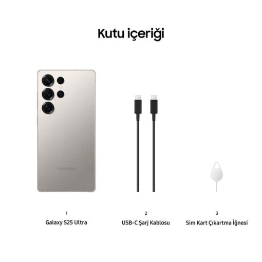 Samsung Galaxy S25 Ultra 12/1 Tb Akıllı Telefon Titanyum Gri#Minimum peşinat sadece 7300 TL - Görsel 9