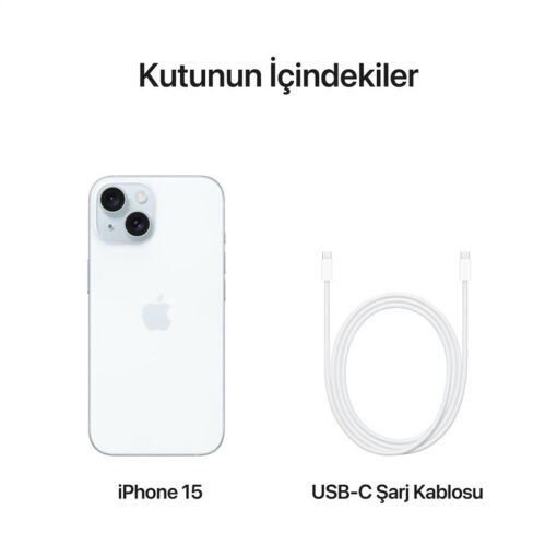 iPhone 15 128 Gb Akıllı Telefon Mavi#Minimum peşinat sadece 6750 TL - Görsel 10
