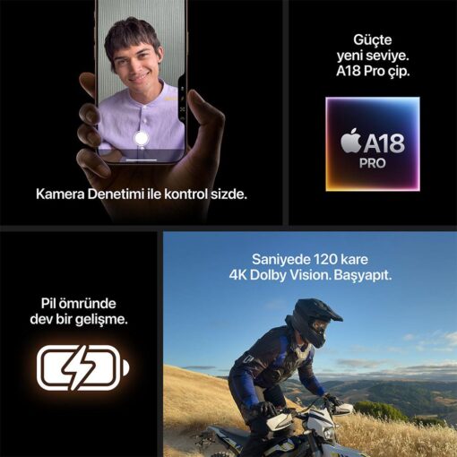 iPhone 16 Pro Max 256 GB Akıllı Telefon Çöl Titanium#Minimum peşinat sadece 9300 TL - Görsel 8