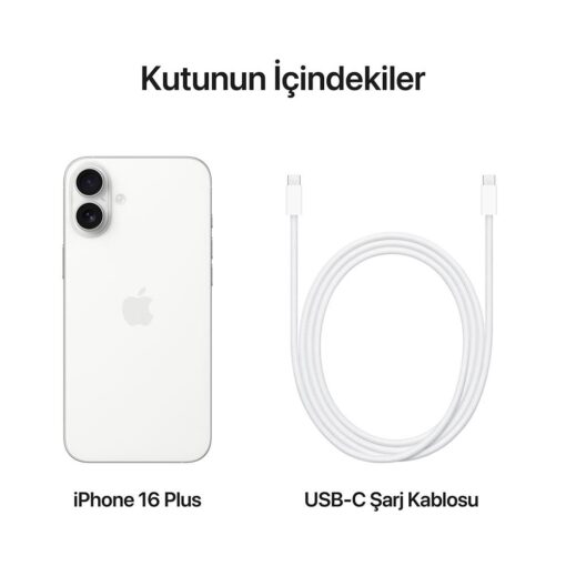iPhone 16 Plus 128 GB Akıllı Telefon Beyaz  #Minimum peşinat sadece 6800 TL - Görsel 9